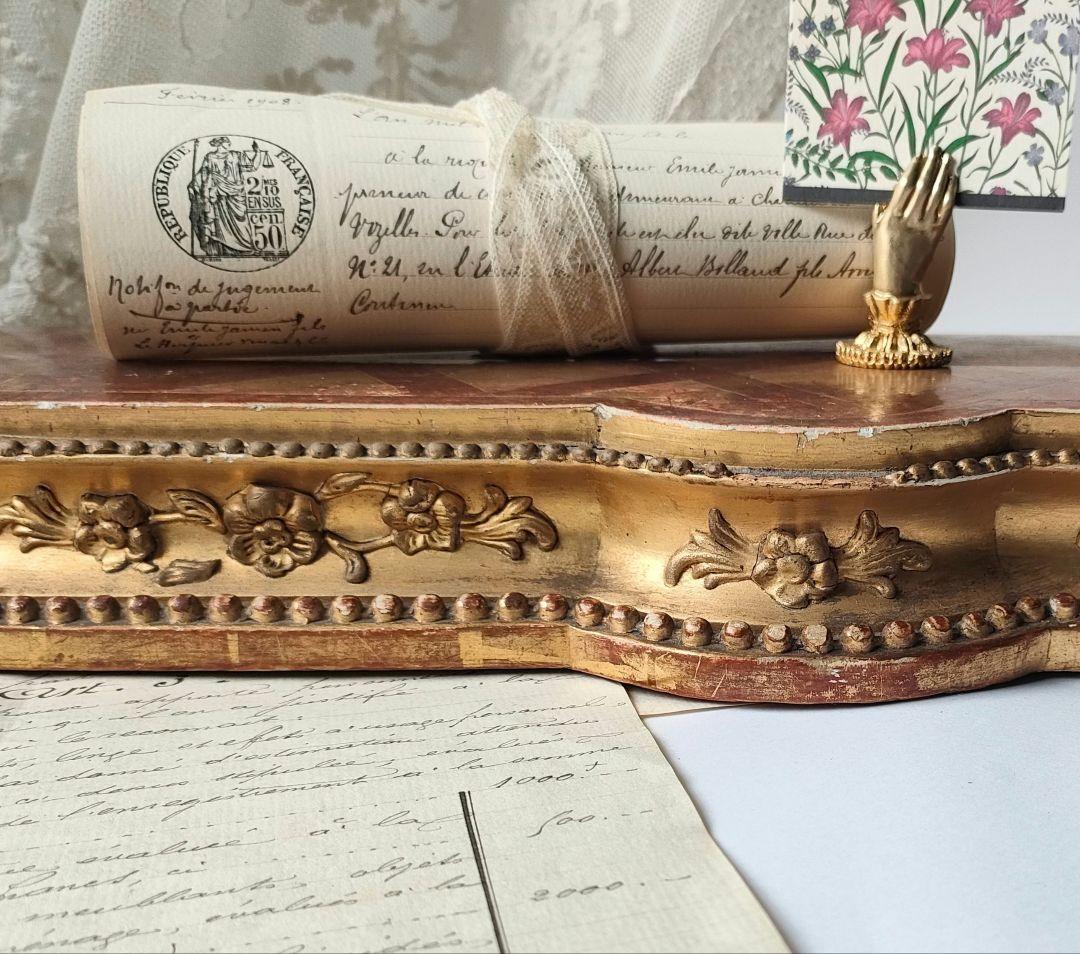 希少 　飾り台　ポワドレ　台座　フランスアンティーク