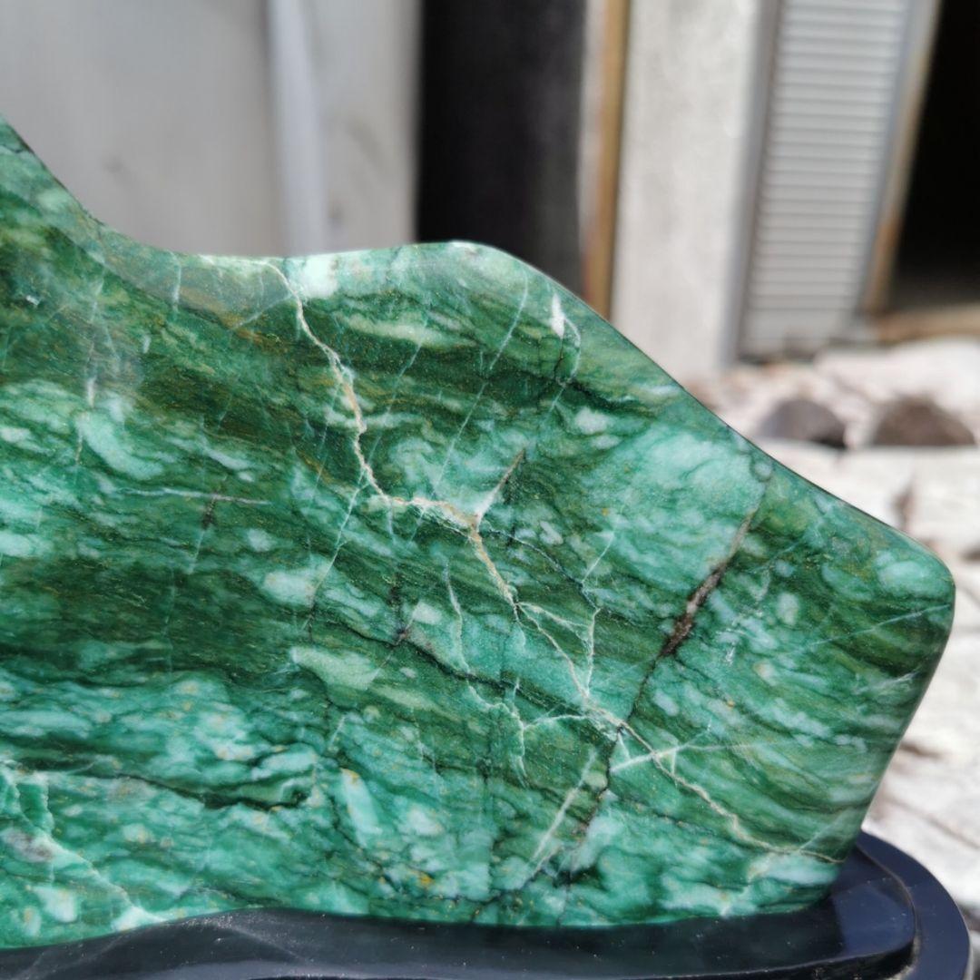 ナミビア翡翠　2  翡翠　ヒスイ　鑑賞石　石　置物　オブジェ　インテリア