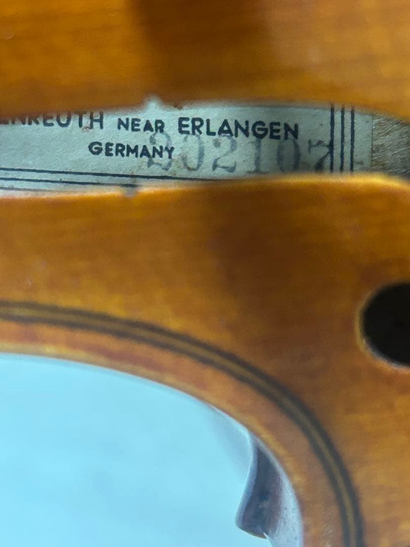 バイオリン　カール・ヘフナー　ジャンク品