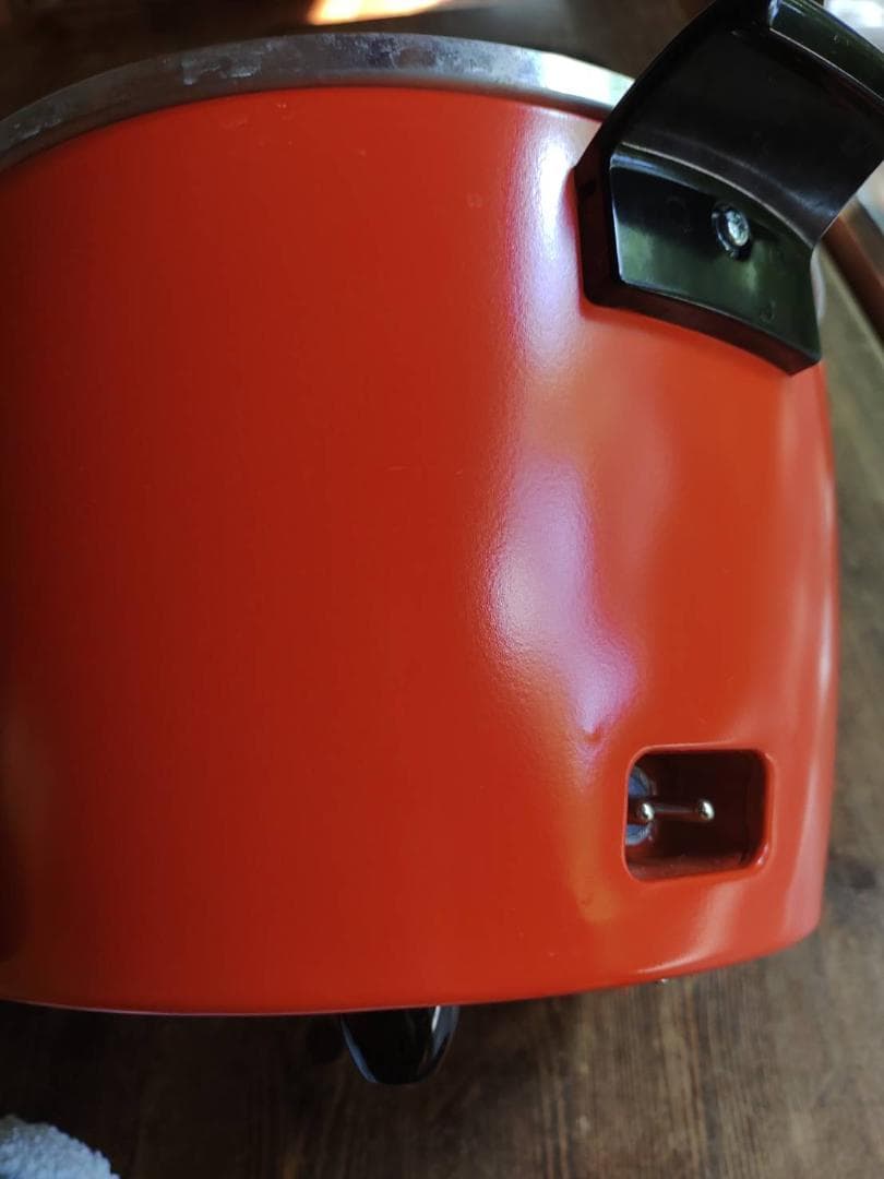 ★台湾製★大同★TATUNG★炊飯器★赤・オレンジ色★蒸し機能付き