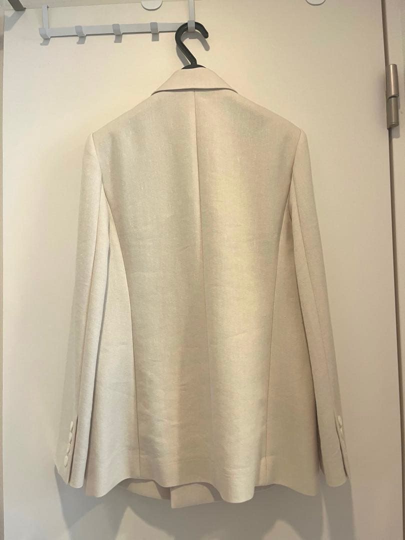 allureville マットクロスダブルブレストジャケット