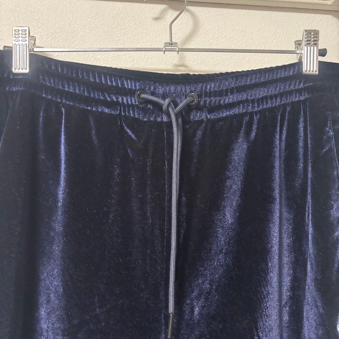 美品✨プロクラブ　ベロア　セットアップ　ジャージ　ネイビー　2X ベルベット