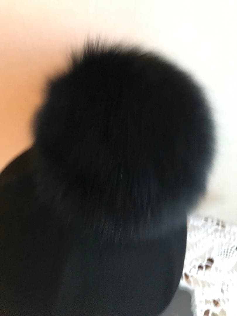 vaqutauxリアルファー　ジョッキー　ハット　ウール100％　新品　正規品