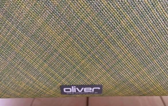 【最終特価】Oliver高級1人掛けソファ　ナチュラルグリーン　シングルソファ