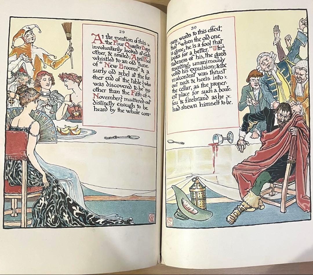 SALE! No441希少 アンティーク 古書 洋書 絵本 ウォルター・クレイン