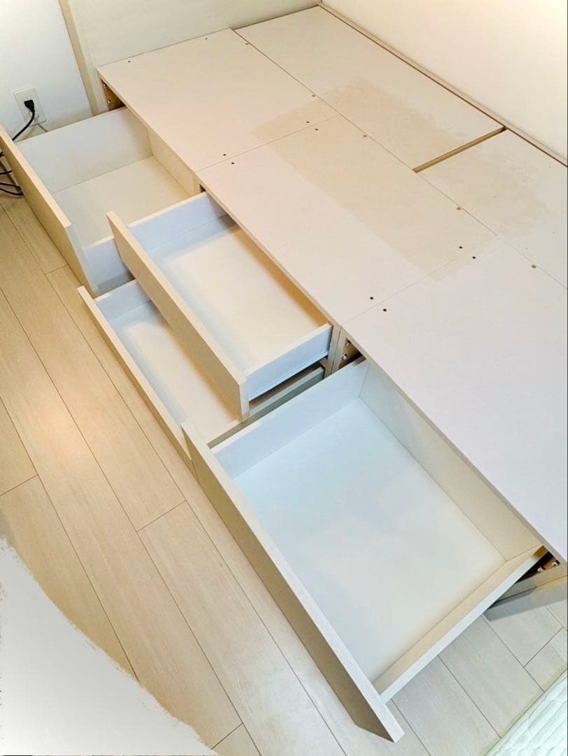 鮎【引取り限定（東京都板橋区）】ニトリ 大容量収納ベッド