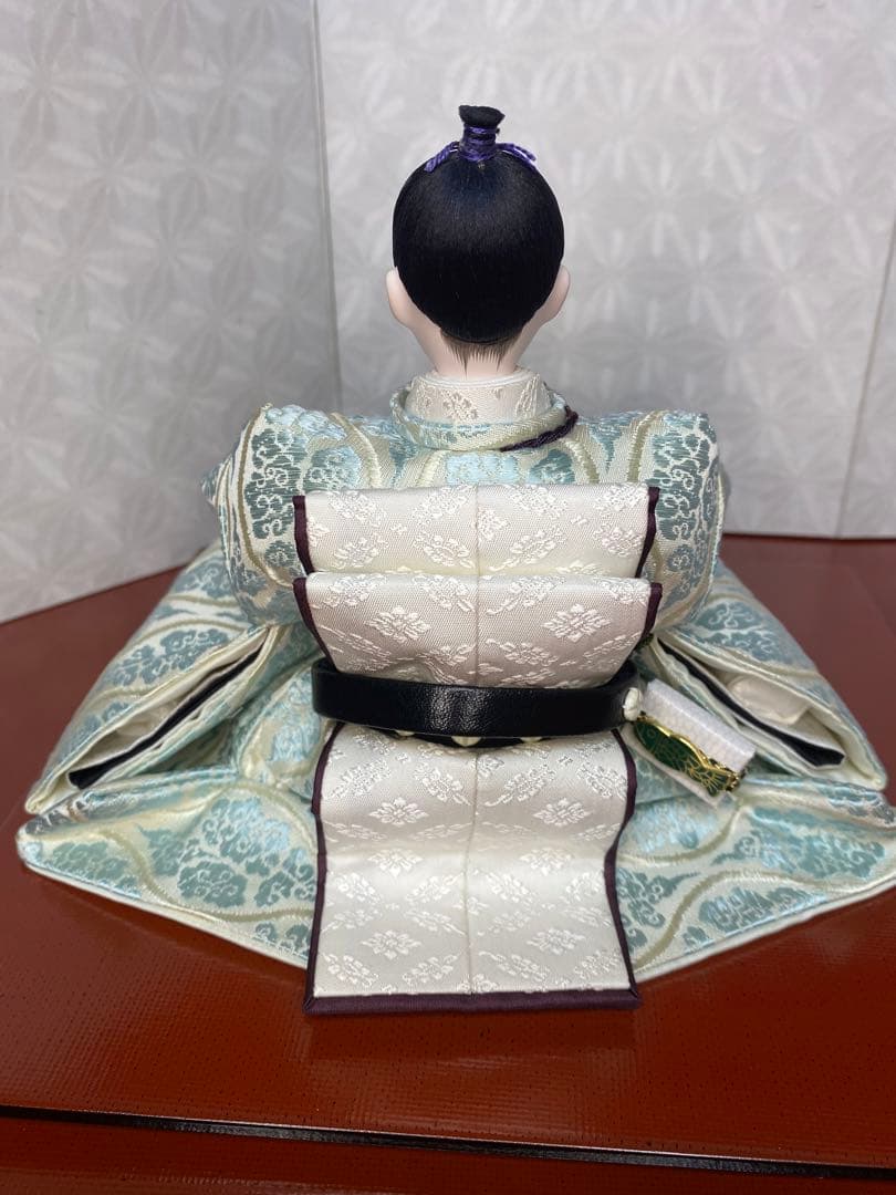 清水久遊　雛人形　親王平飾りセット・間口約８０×奥行約４０×高さ約２８㎝