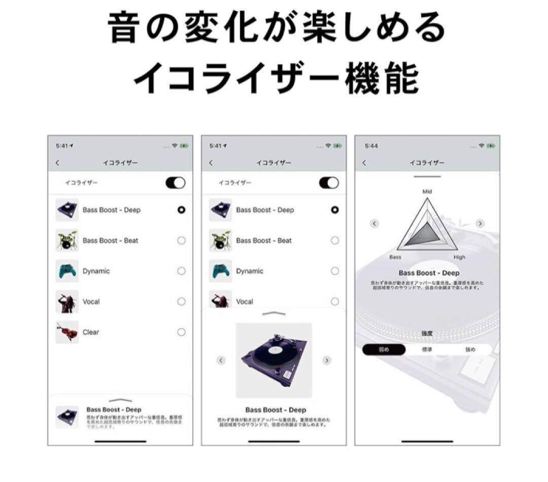 新品ワイヤレスイヤホン黒ATH-CKS30TW＋【カスタム版】オーディオテクニカ