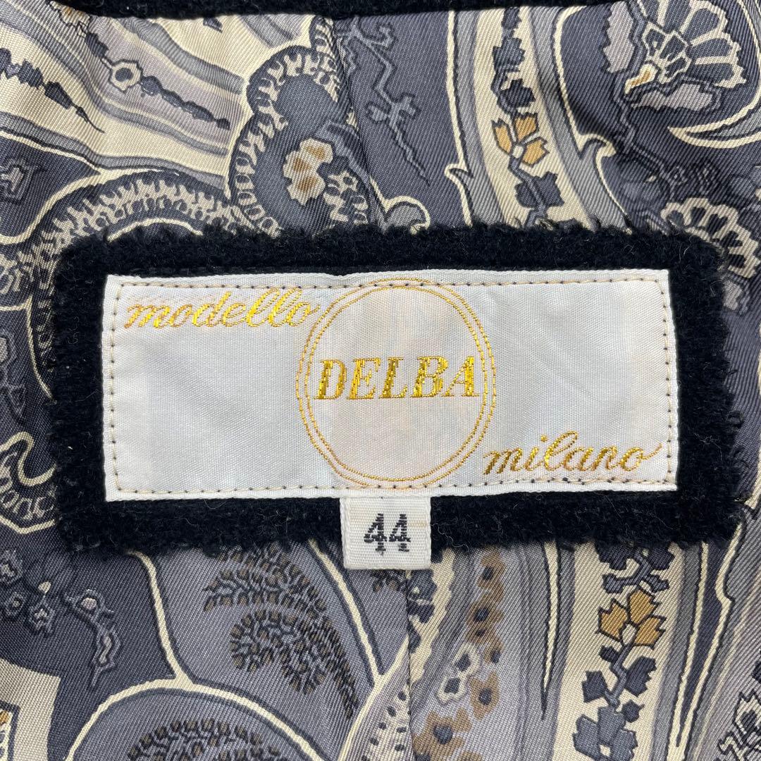 美品　piacenza × DELBA ペイズリー　カシミ裏地シルク　ポンチョ