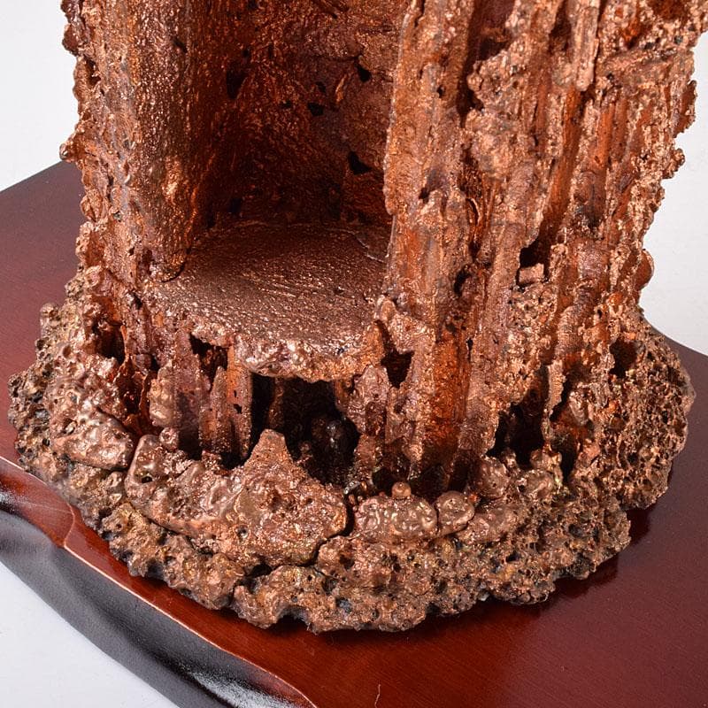 銅滴　含金銀銅製　住友金属鉱山株式会社謹製　台・立札付　共箱　V　R8905H