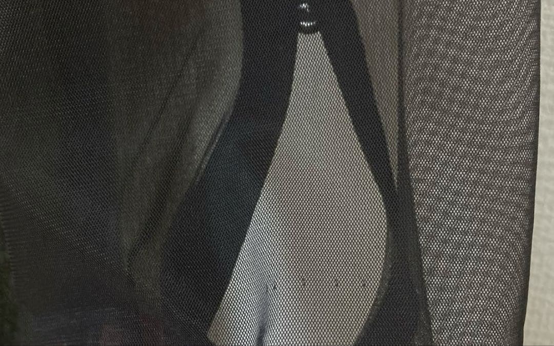 人気　カナ　ジャガード ワンピース チュール トップス セット ブラウン　S