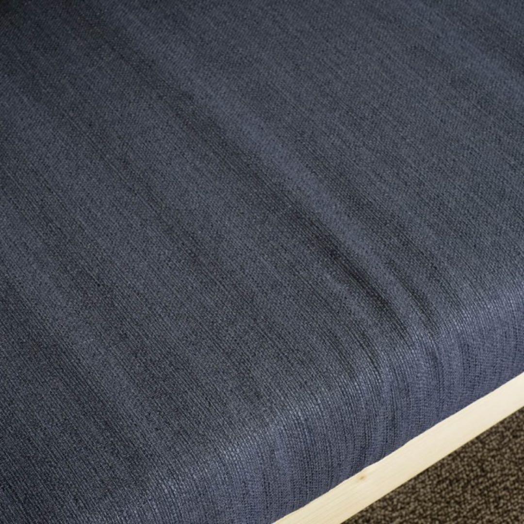 K 新品 北欧 ソファベッド グレー カントリー パイン材 すのこ 省スペース