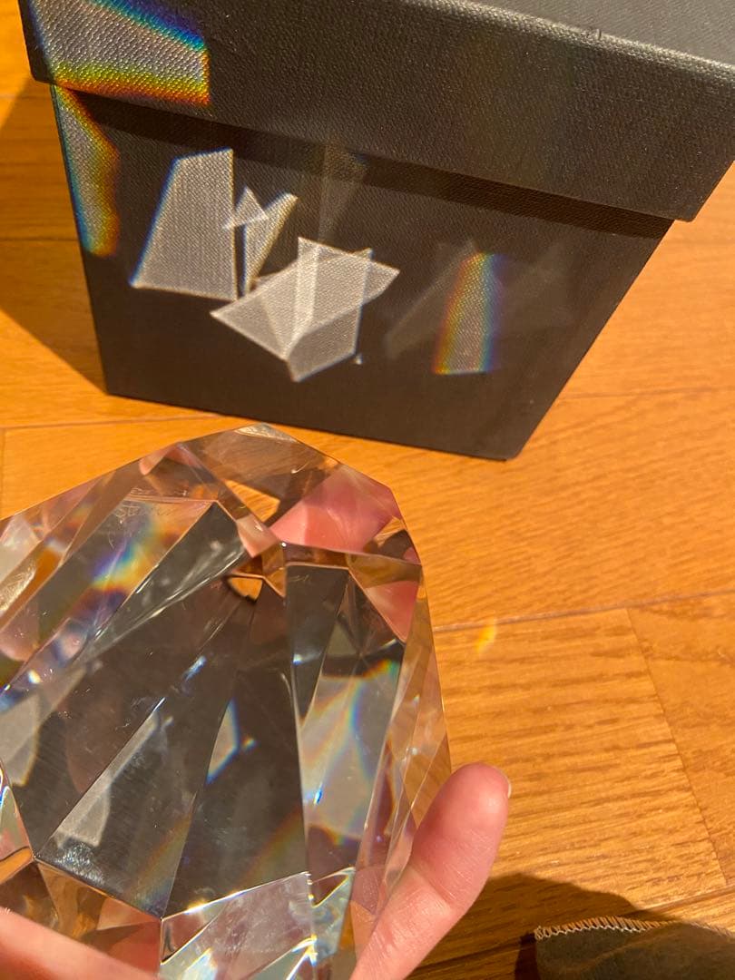 STEUBEN クリスタル　ペーパーウェイト　入れ物　セット