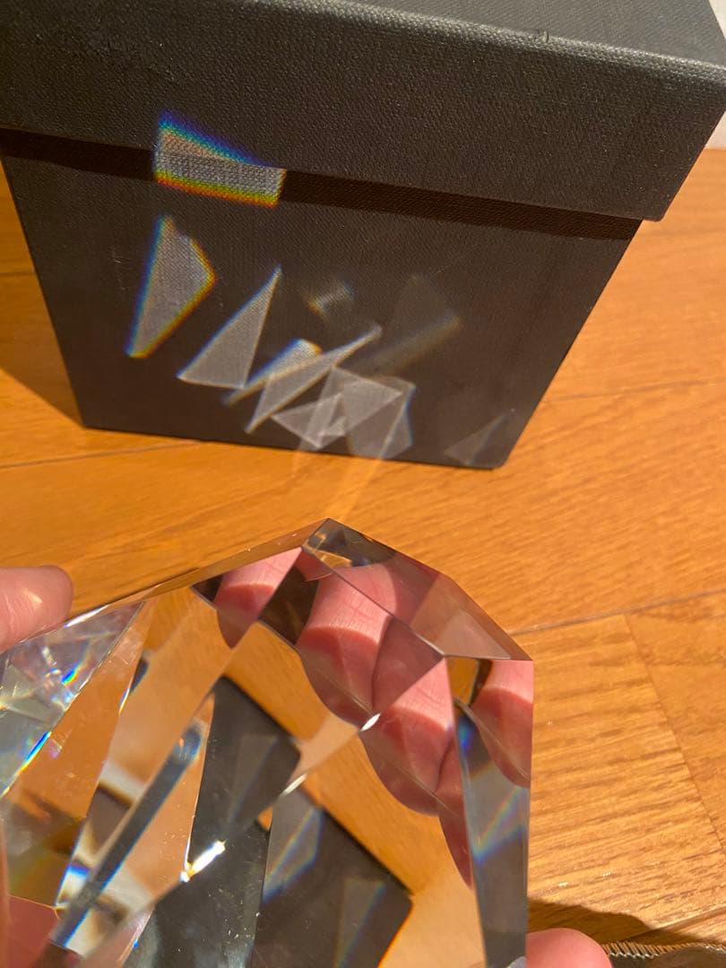 STEUBEN クリスタル　ペーパーウェイト　入れ物　セット