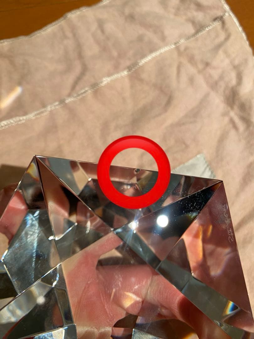 STEUBEN クリスタル　ペーパーウェイト　入れ物　セット