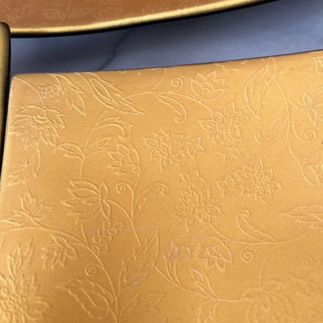 STUDIO 010 Ninja 21cmスクエアプレート ゴールド4枚　未使用