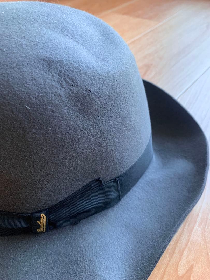 Borsalino ボルサリーノ★グレー★サイズ62★ウールハット★銀座トラヤ