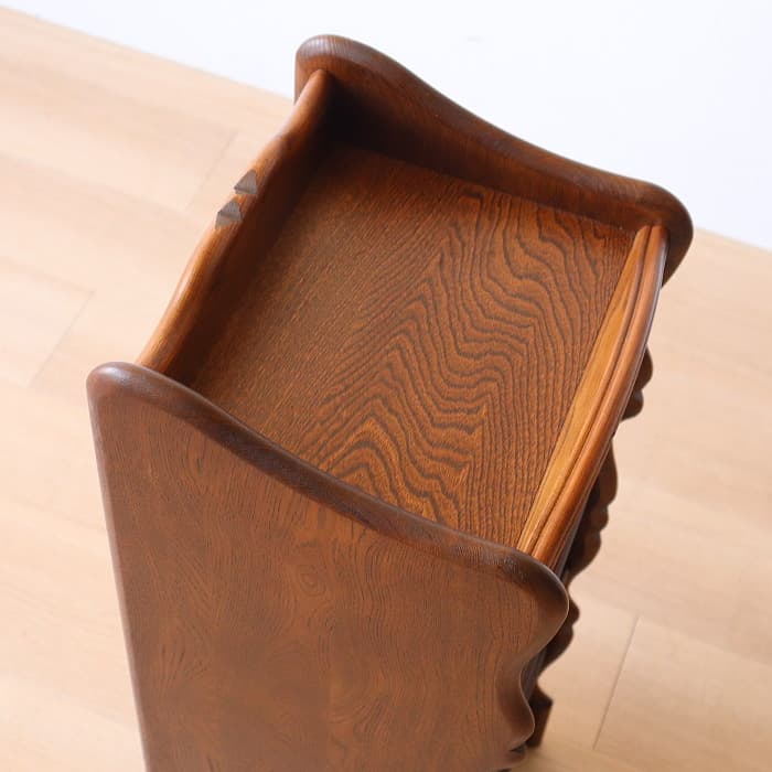 カリモク スリッパラック レトロ ヴィンテージ セン材