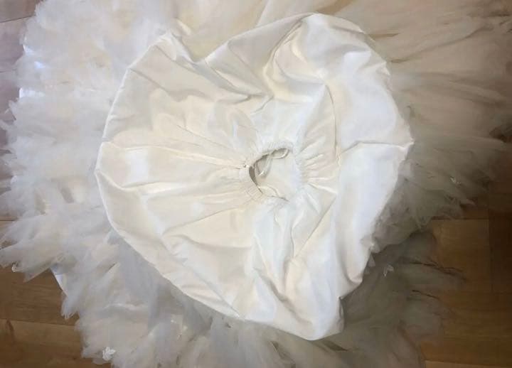 ウェディングドレス 2way プリンセスライン yns ミニドレス