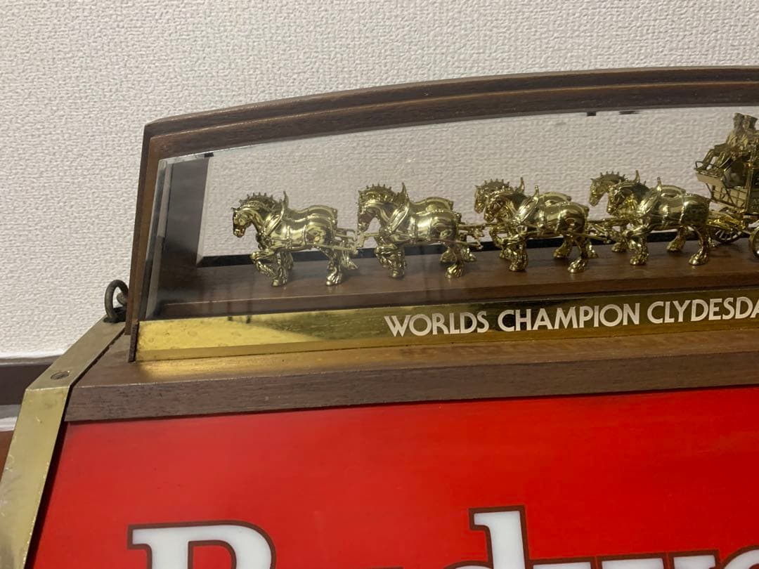 #98 バドワイザー ビリヤード ランプ ガレージ ビンテージ 希少