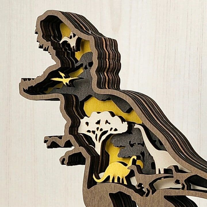 木製置物】ティラノサウルス恐竜★ジュラシックワールド グッズ置物 雑貨オブジェ