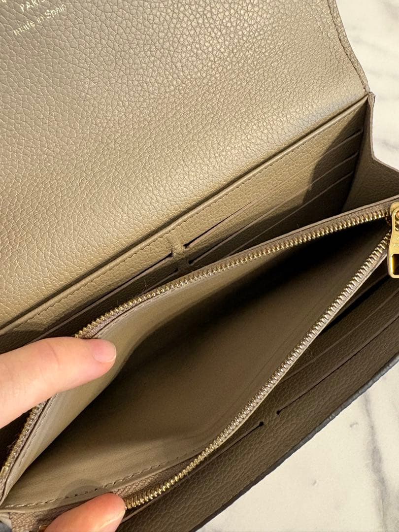 LOUIS VUITTON アンプラント ポルトフォイユ・サラ 長財布
