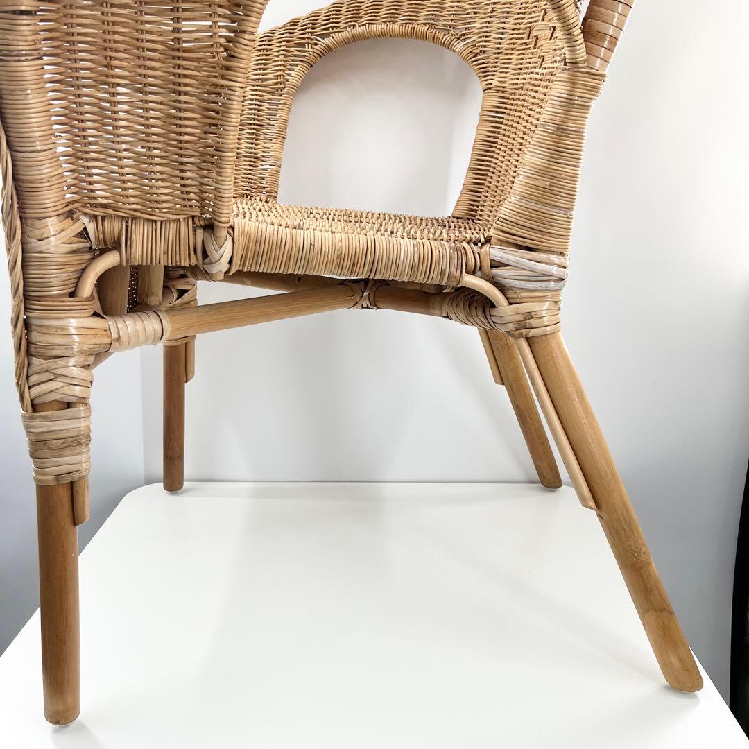 良品 IKEA イケア ラタンチェア アームチェア 籐 アーゲン AGEN