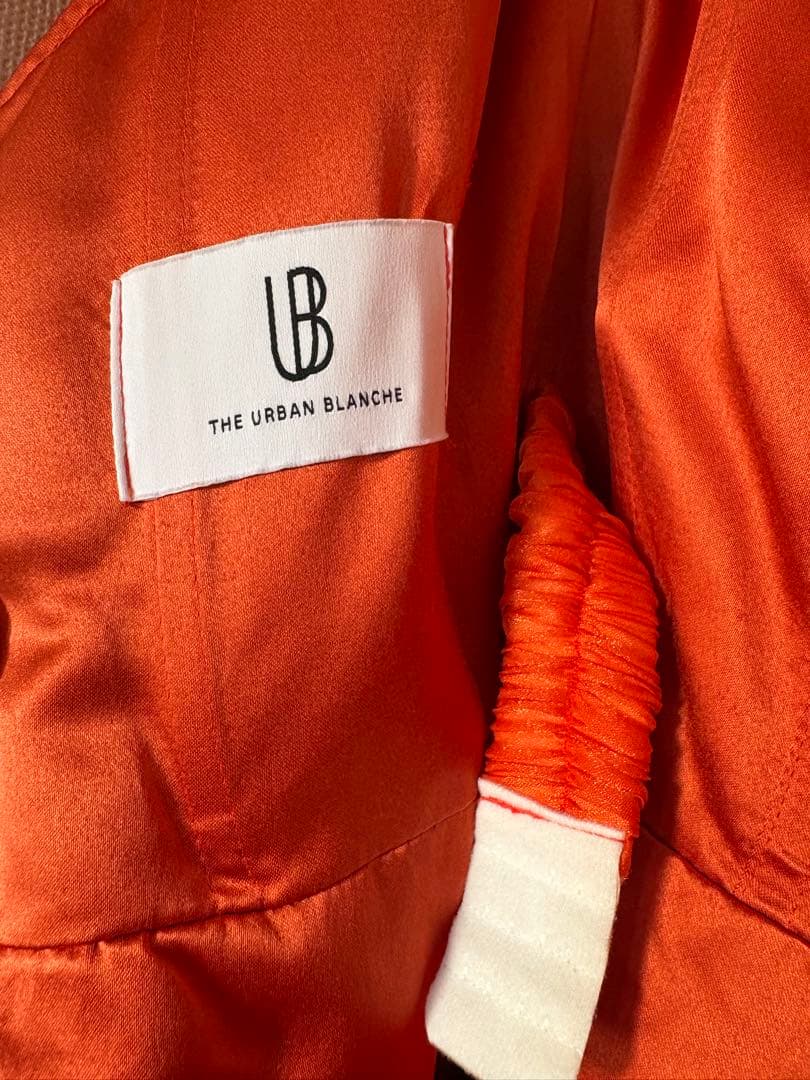 THE URBAN BLANCHE アーバンブランシュ　カラードレス　オレンジ