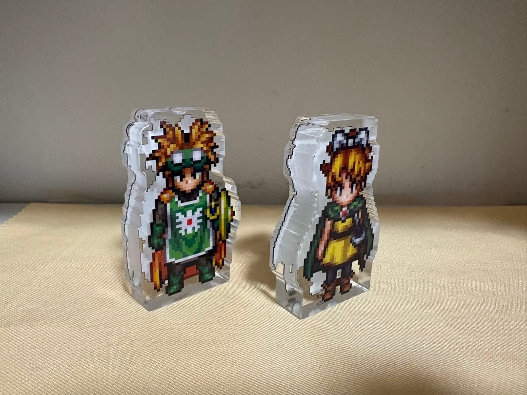 ドラゴンクエストⅠ.Ⅱ アクリルブロック 勇者 ローラ姫 ロトの子孫 勇者セット