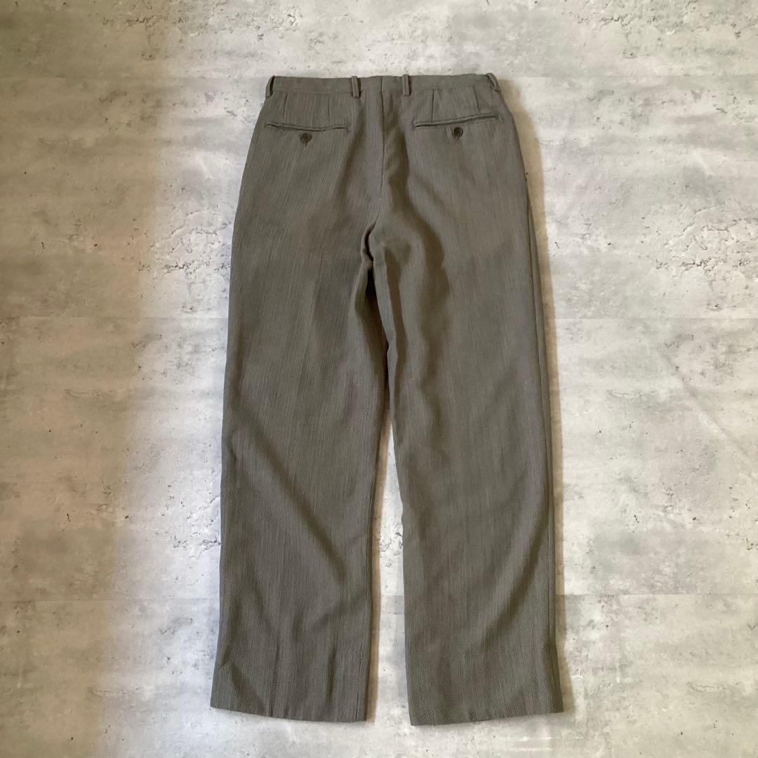 Christian Dior スーツセットアップ　ツイード　グレージュ　背抜き