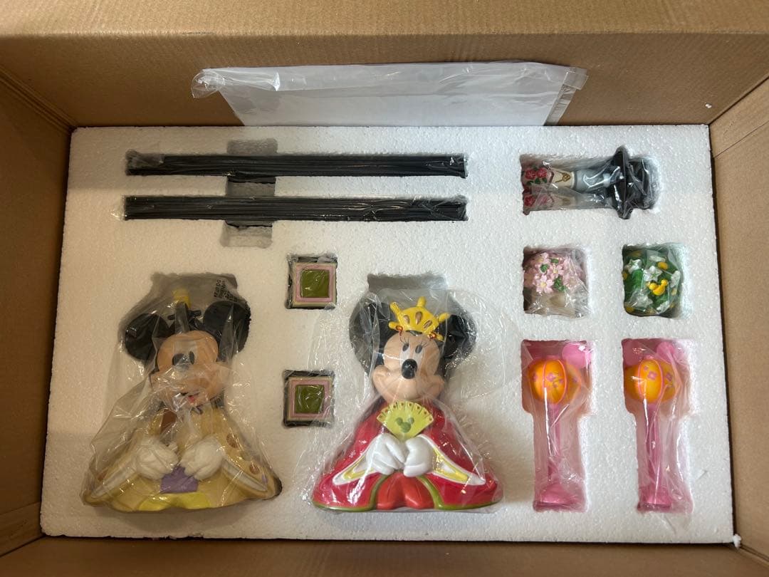 【値下げ】ミッキーミニー ひな祭り 親王飾り　ベルメゾン