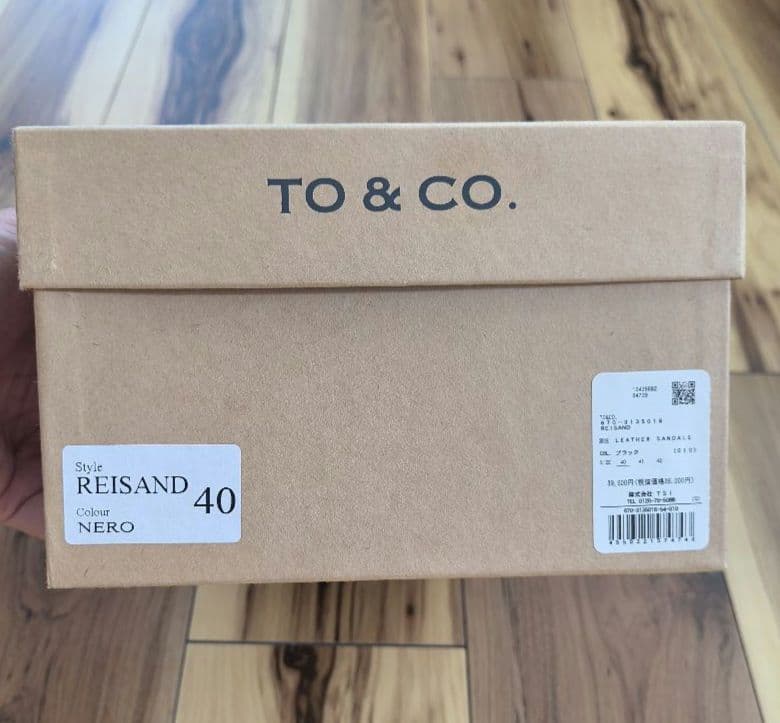 新品 TO＆CO./別注 LEATHER SANDALS