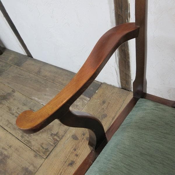 イギリス アンティーク 家具 アームチェア クイーンアンチェア 英国 4509e
