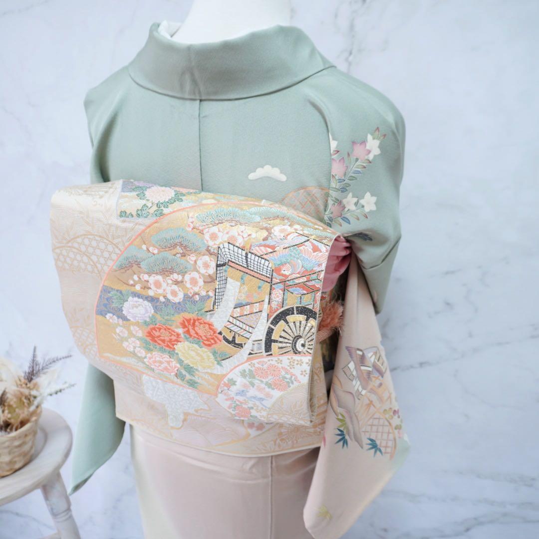 訪問着 フルセットa518C 卒業式　入学式　お宮参り　七五三　結婚式