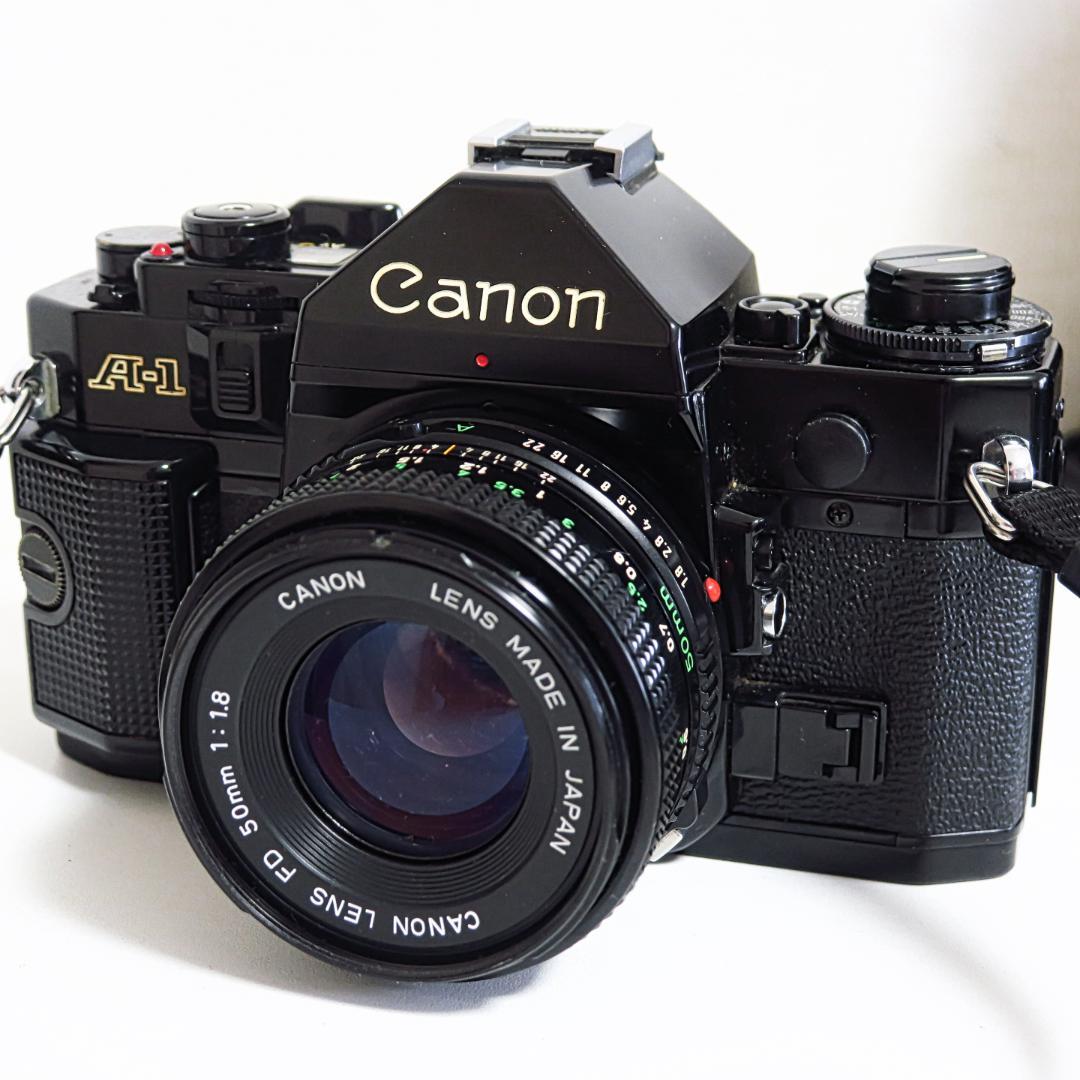 CANON　A-1本体　AE-1+P本体　交換レンズ６本　取説　ジャンク