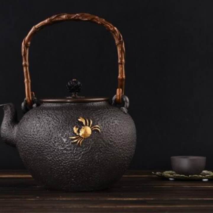 鉄器 急須 伝統工芸 手作り 鉄分補給 鉄瓶　YZS-056