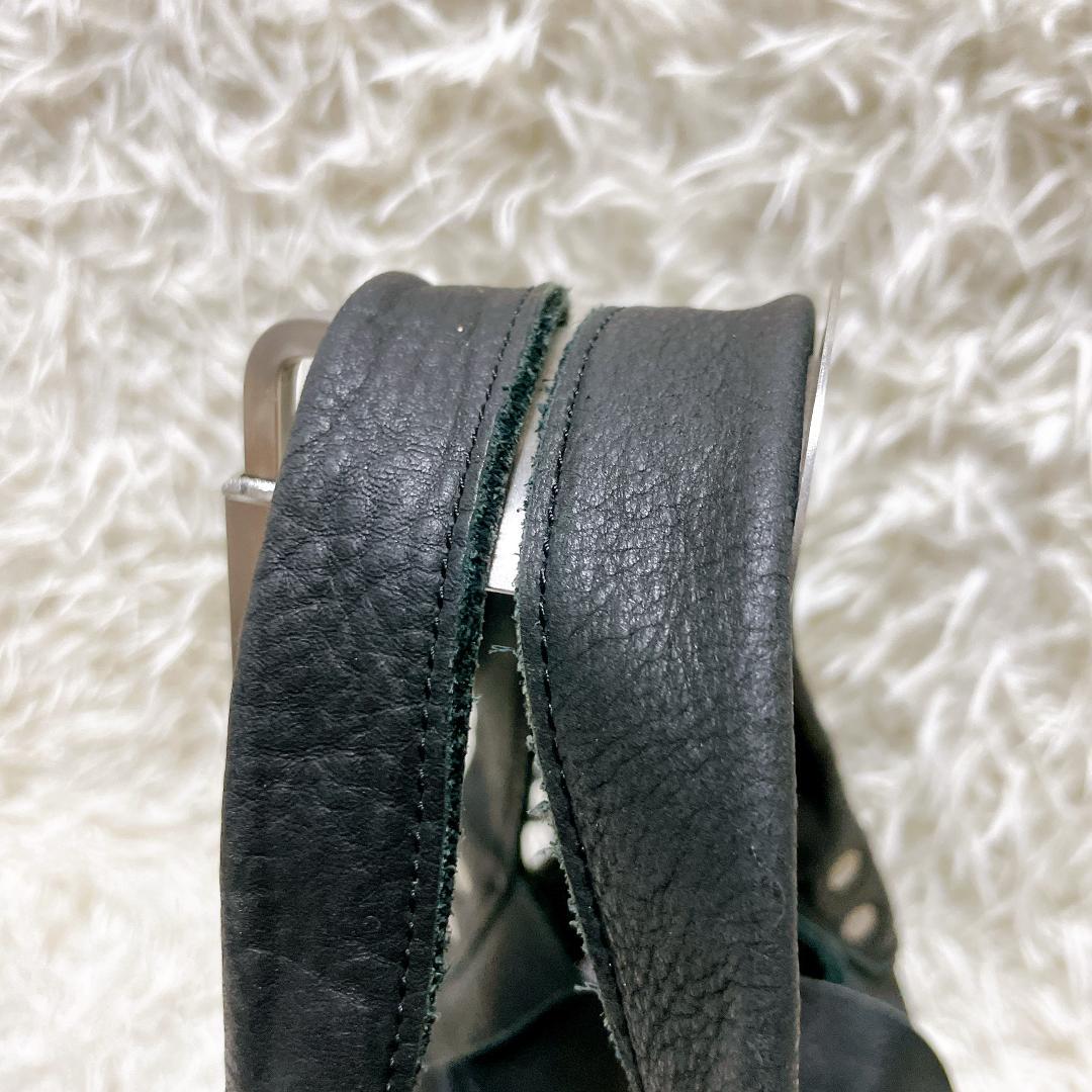 TRES シボ革 2way ショルダーバッグ スタッズ ブラック 黒 y2k