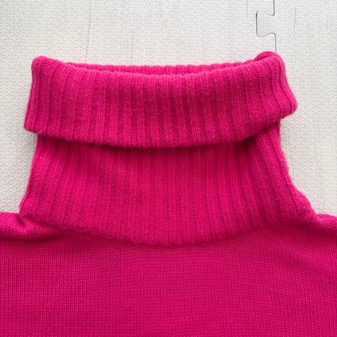 glamb ジョジョ ドッピオ タートルネック セーター ピンク