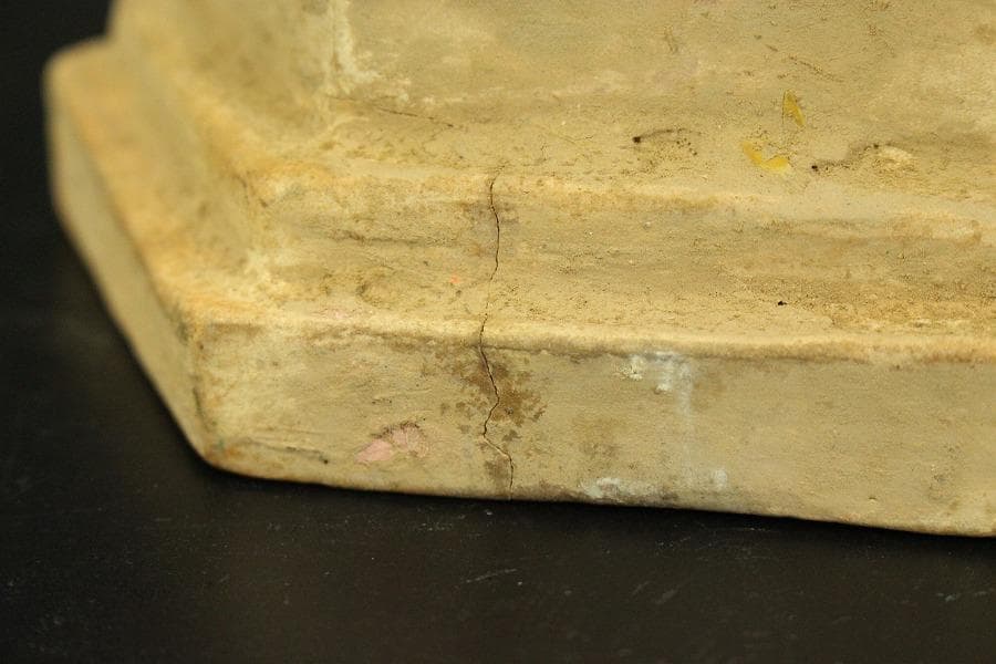 中国美術 唐三彩 宦官 俑 置物 高47cm(LC368)