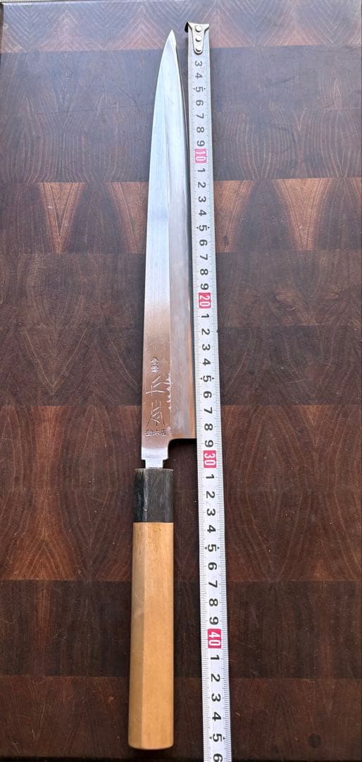 正本総本店　霞　玉白鋼　柳刃　300mm 尺　包丁　和包丁　研ぎ済