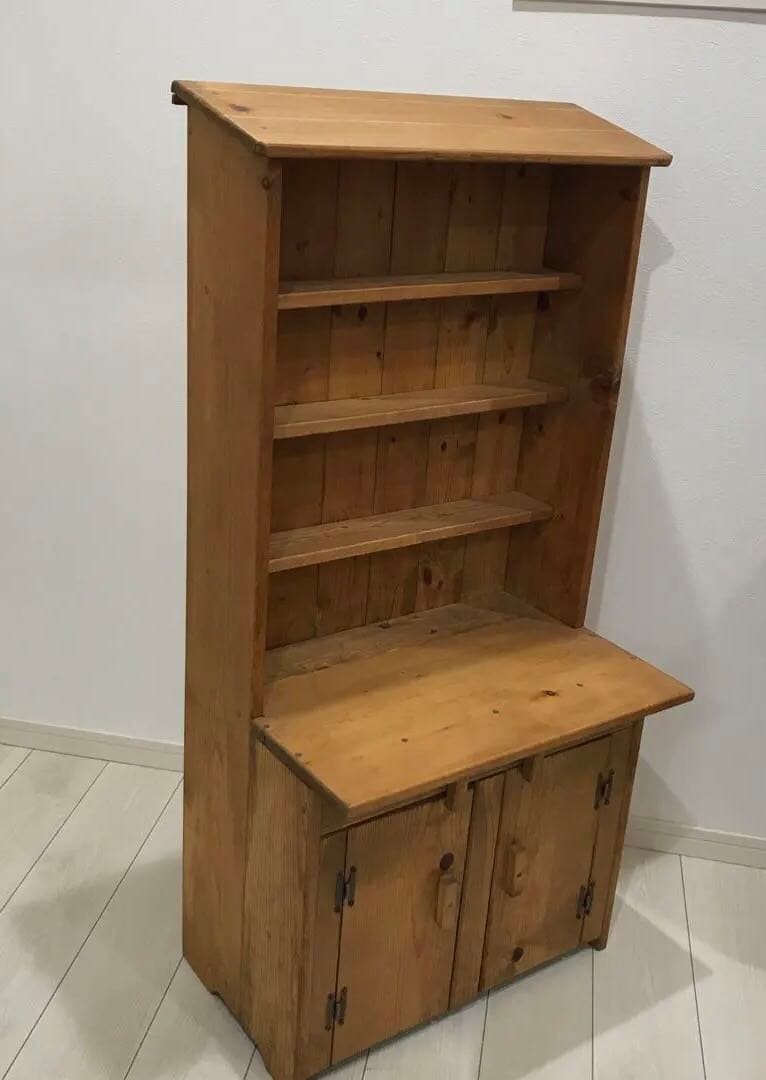 木製シンプルラック 一点物オーダーハンドメイド 飾り棚お絵描き机