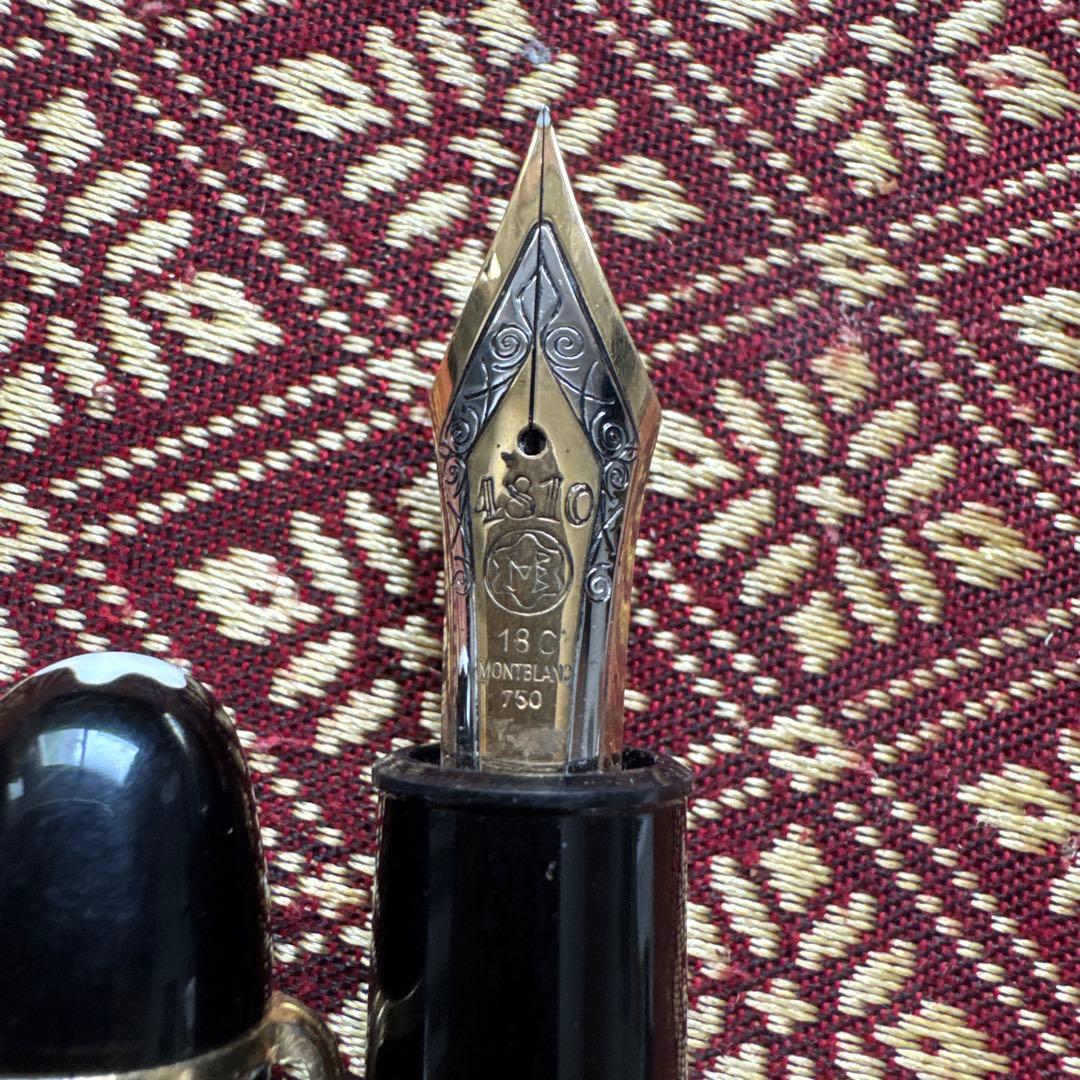 Montblanc 万年筆 ブラック 750ゴールド
