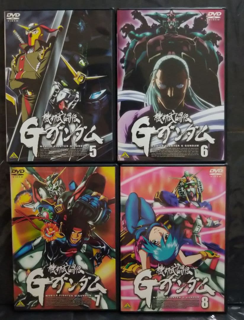 大*将様 【機動武闘伝Gガンダム】メモリアルBOX初回版DVD 壱/弐/参　全4