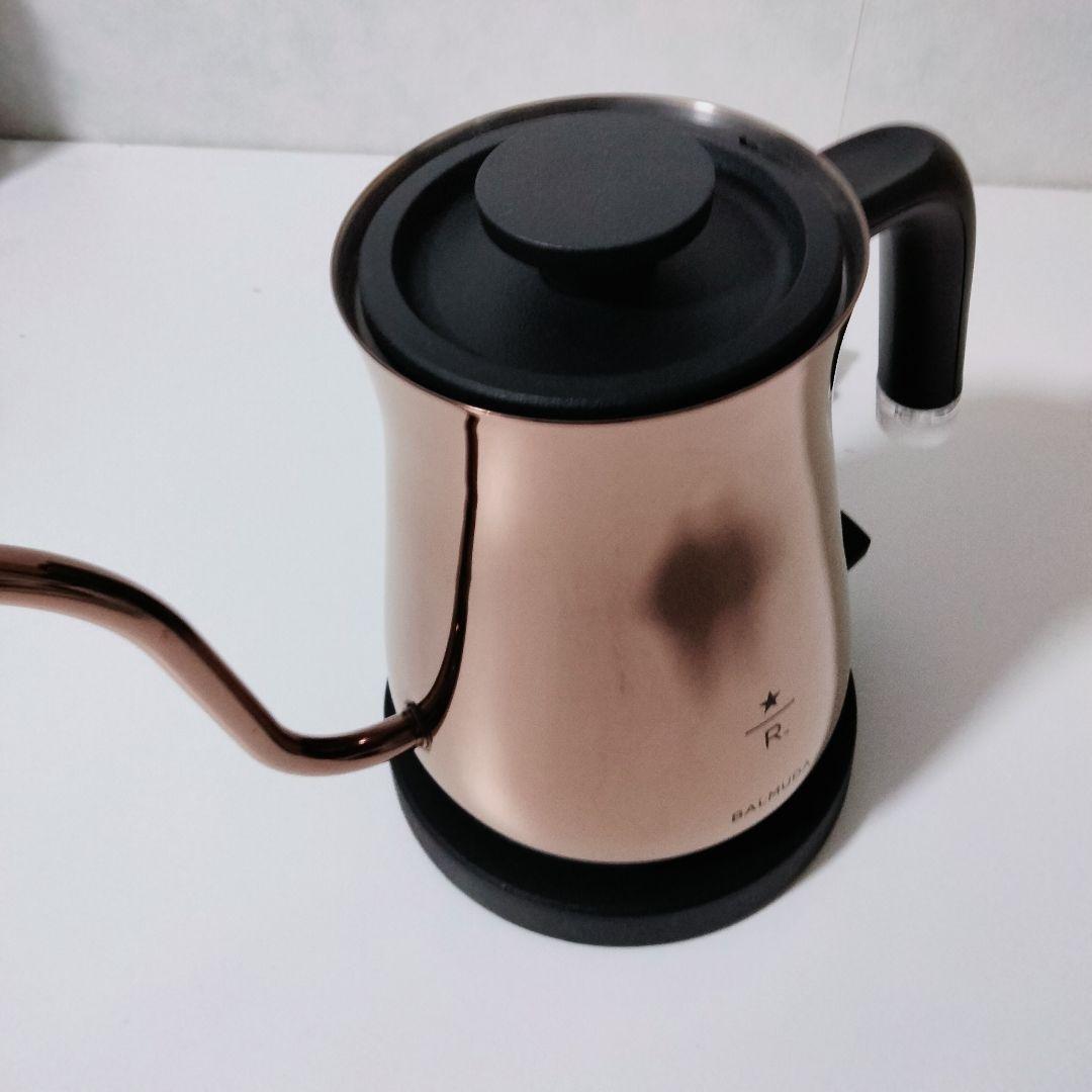 【スタバコラボ】BALMUDA 電気ケトル スターバックスリザーブモデル　799