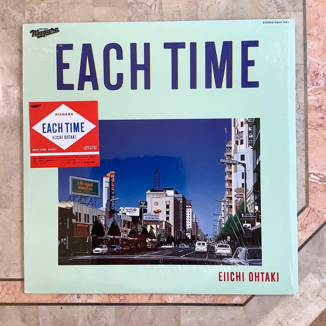 激レア! プロモ盤 レコード新品! 大滝詠一 イーチタイム 初版盤1984年