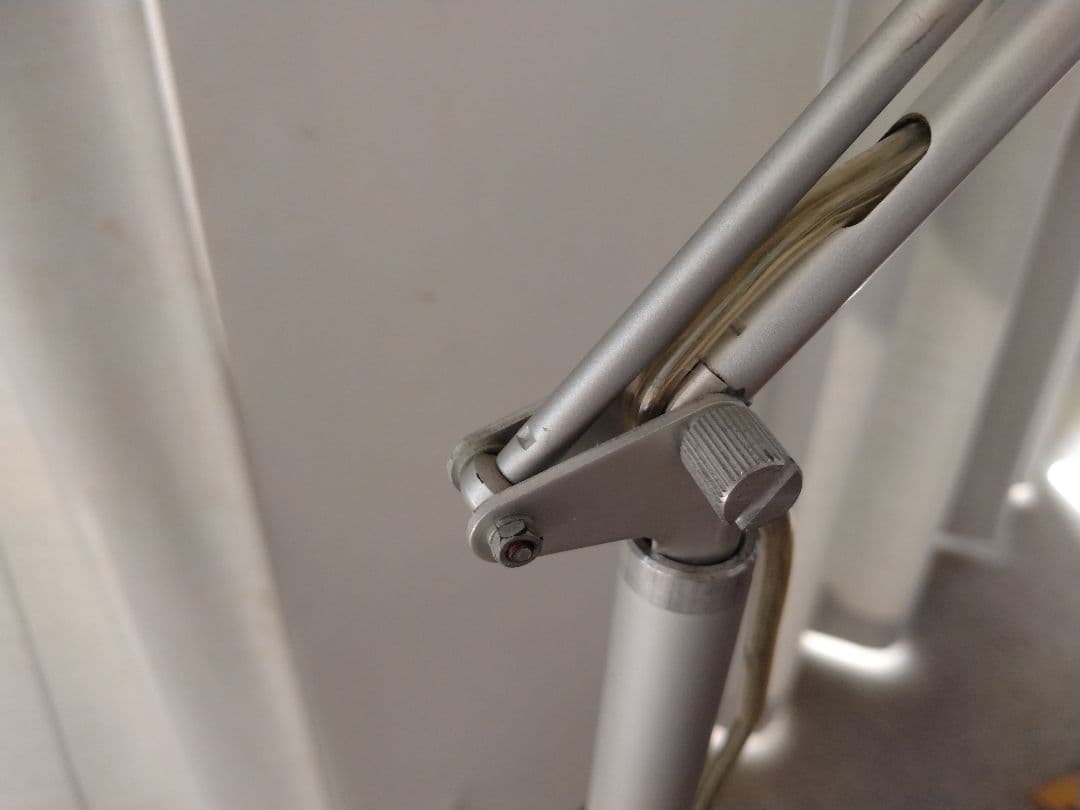 【良品】MUJI無印 アルミフロアランプ 間接照明/ヴィンテージスタンドライト