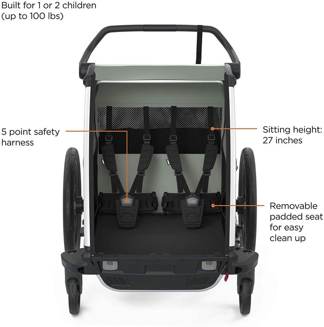 【美品】Thule Chariot Lite2チャイルドトレーラー