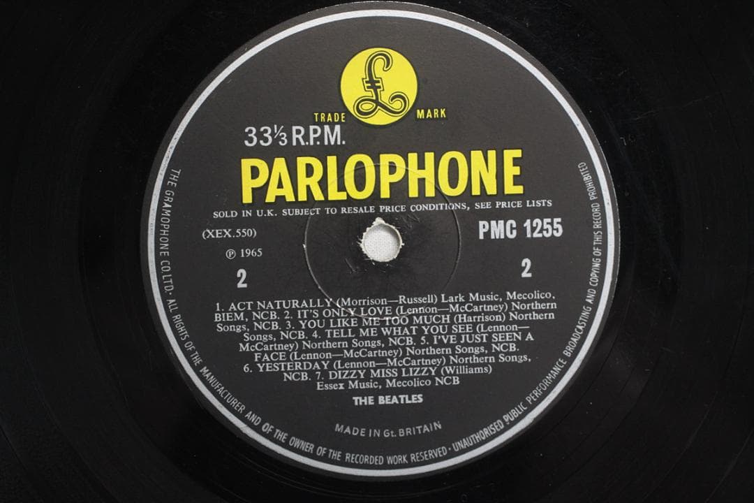 The Beatles Help! UK(英)盤 LP Mono 1stプレス