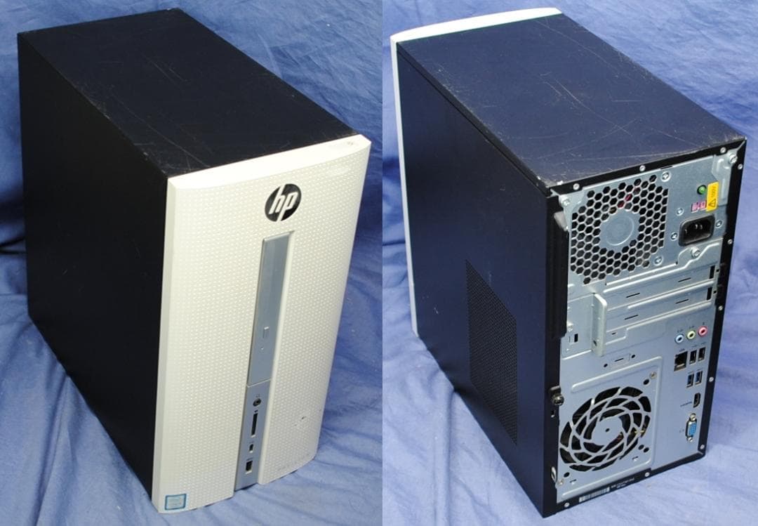即戦力!HP i5-7400/SSD+HDD/Office2021/ブルーレイ