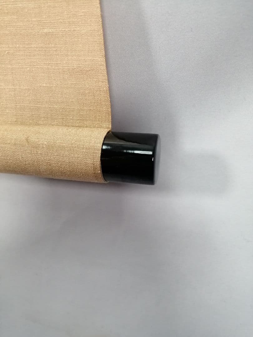 【茶道具】大徳寺　前大徳 雪尾要道和尚筆　一行「瀧直下三千丈」書　掛軸　軸C83